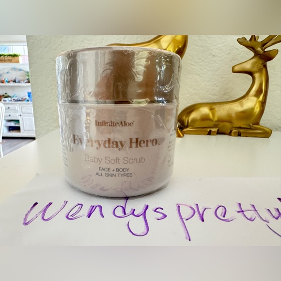 4oz infinite aloe face and body scrub retail $35 - Picture 2 of 5